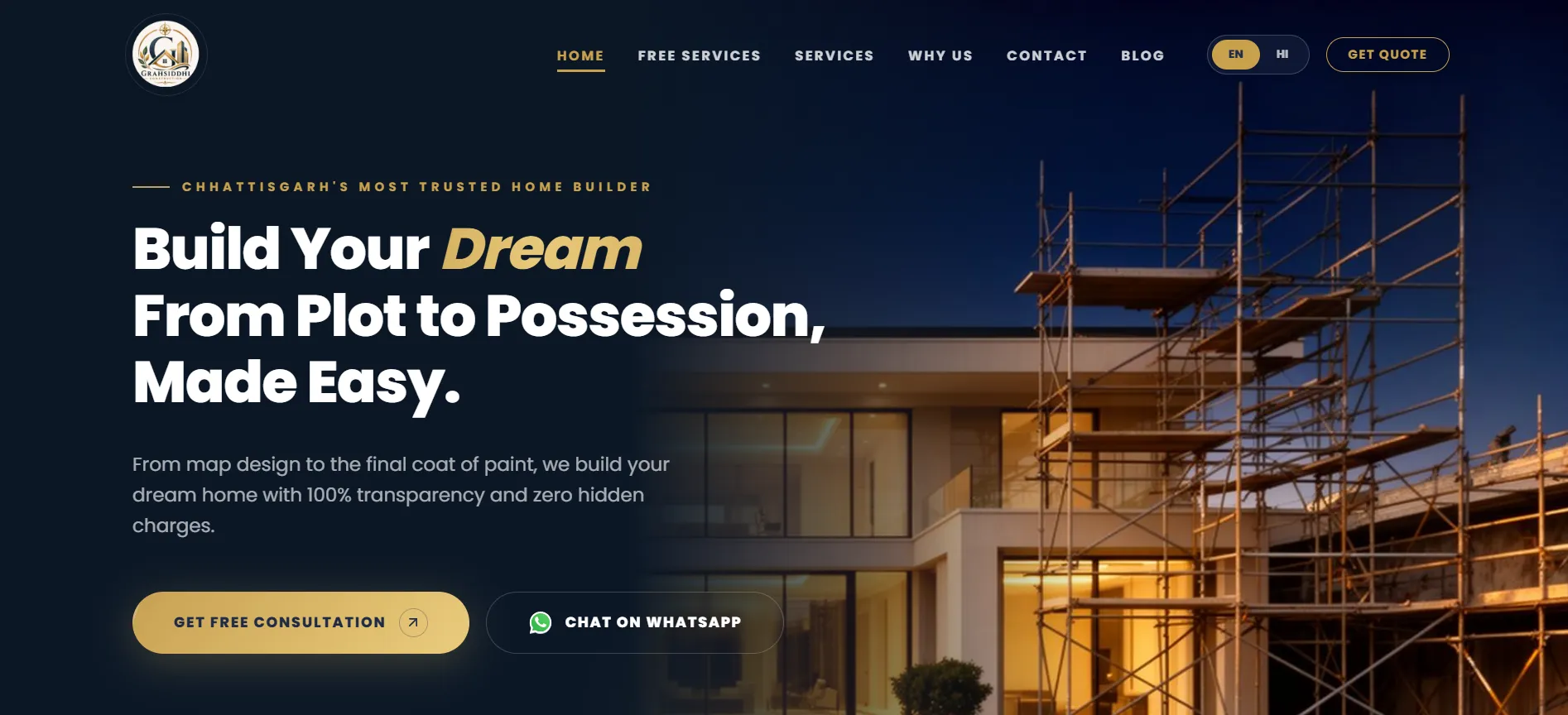 grahsiddhi.com website